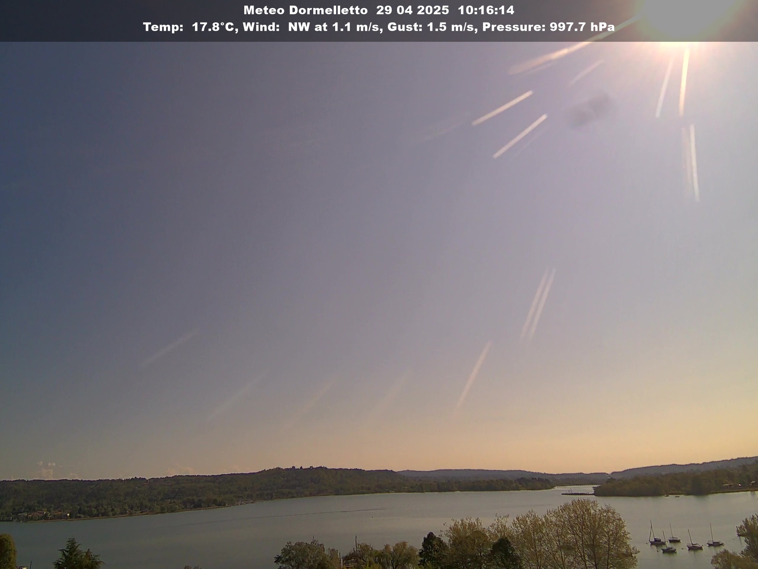 immagine della webcam nei dintorni di Oleggio Castello: webcam Dormelletto