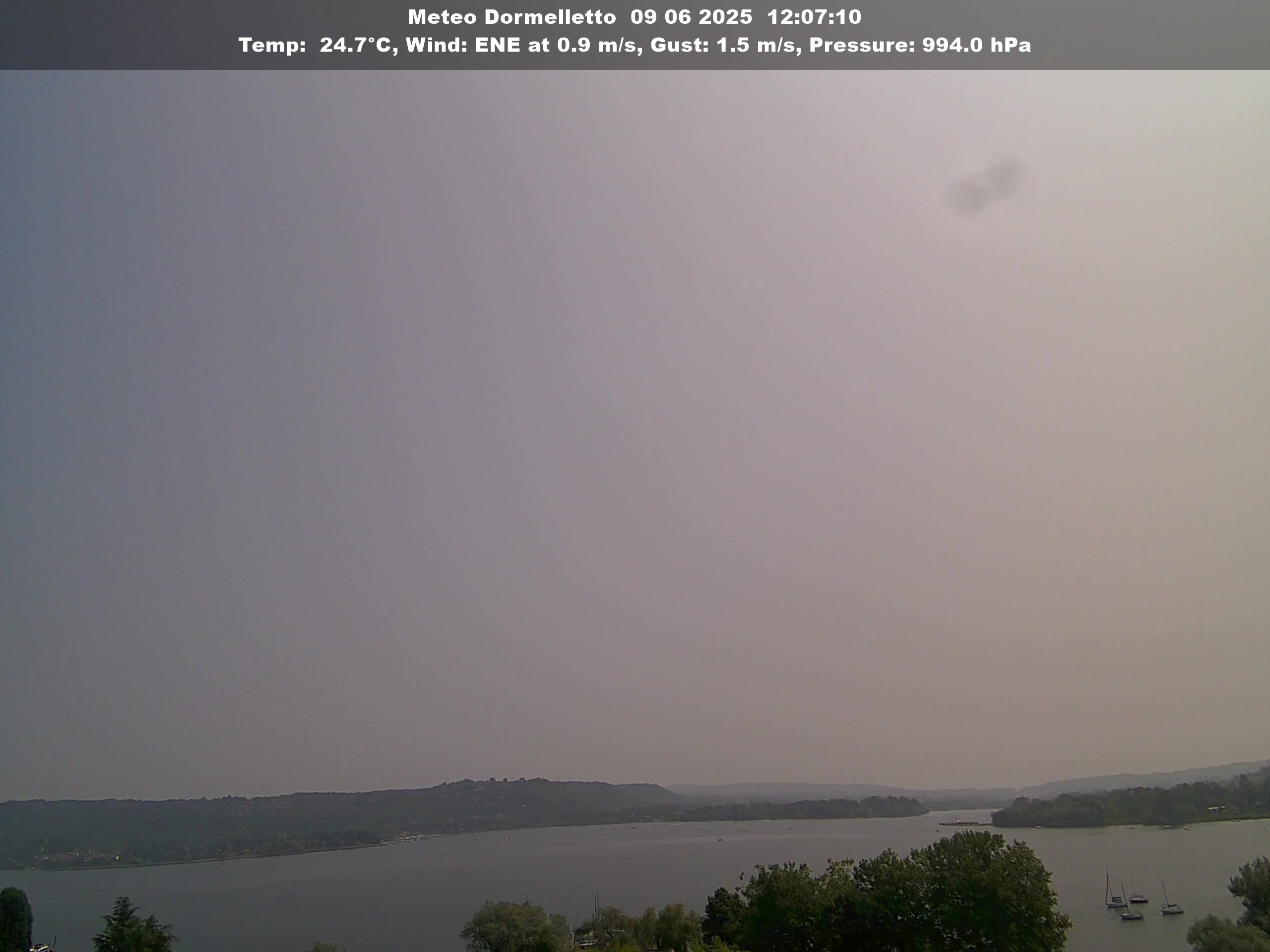 immagine della webcam nei dintorni di Vaprio d'Agogna: webcam Dormelletto