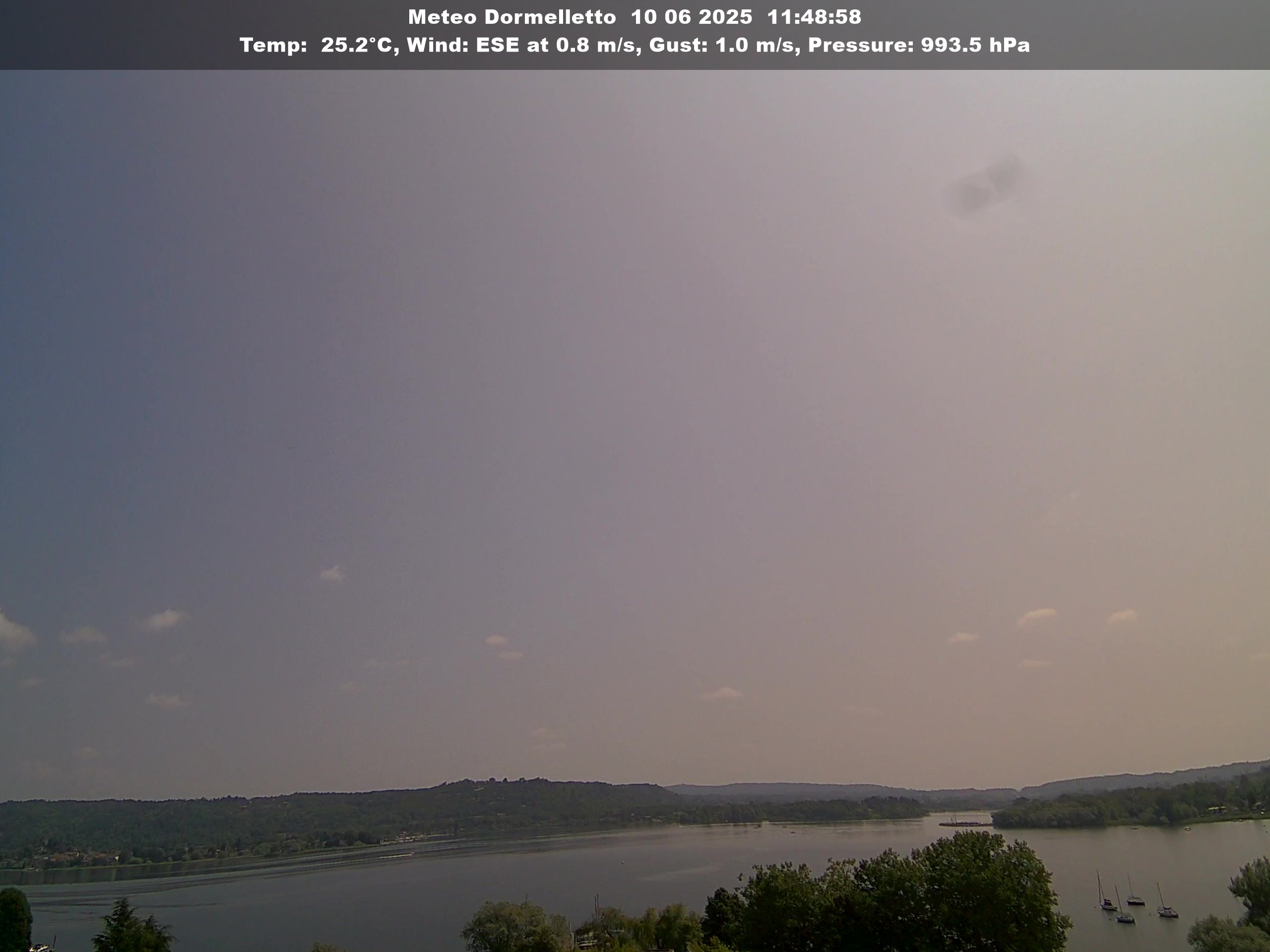 immagine della webcam nei dintorni di Galliate Lombardo: webcam Dormelletto